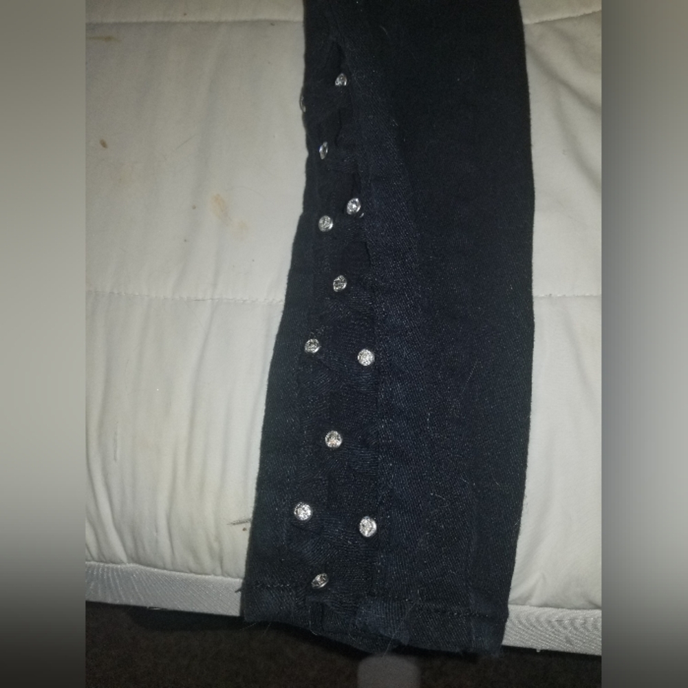 Black Pants With Button Detailing - image 2